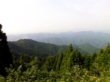 峠の茶屋からの景色