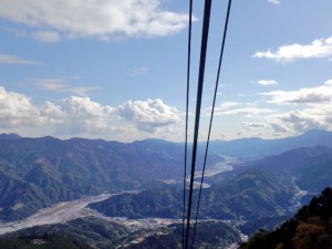 身延山ロープウェイからの景色