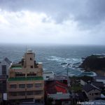 ホテル足摺園より 台風通過